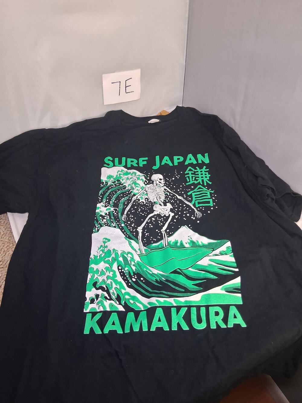 Surf Japan Kamakura T Shirt Size XL Black